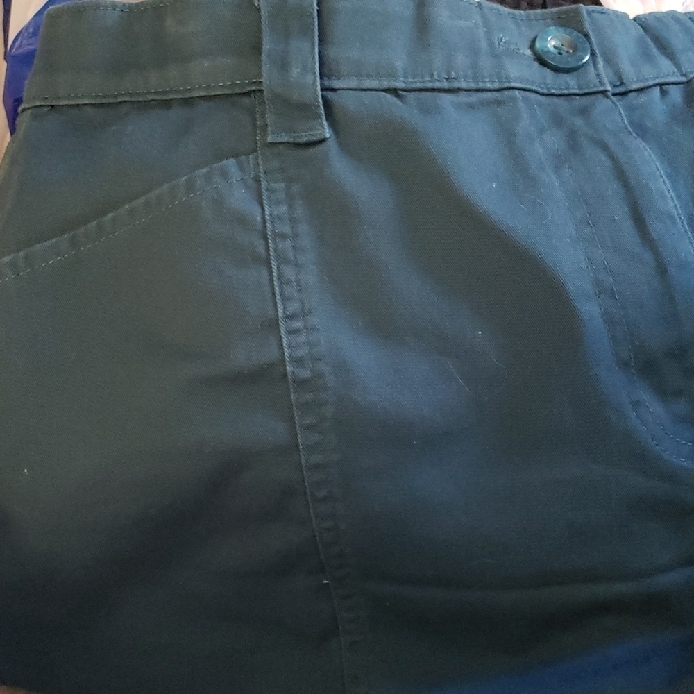 L.L. Bean Perfect Fit Evergreen Cotton Blend Mini Skirt Size 16P - Picture 7 of 7